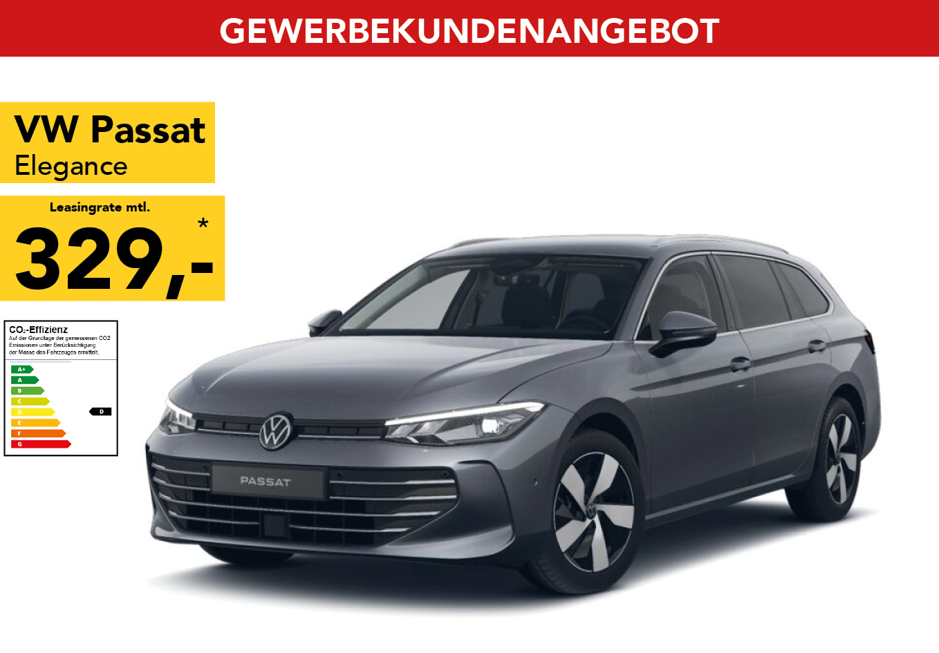 VW Passat Elegance in dunkelgrau