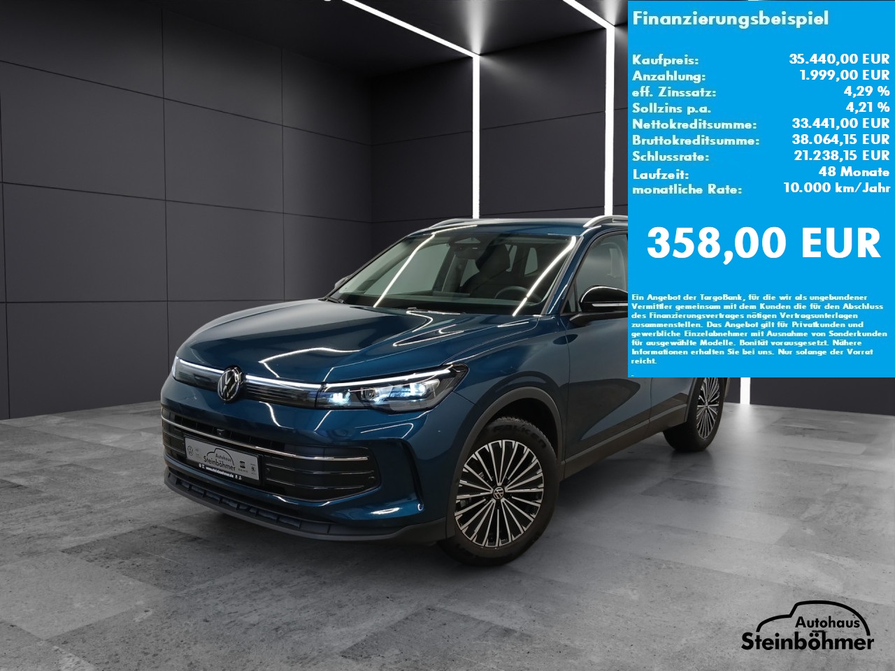 VW Tiguan GOAL 2.0TDI DSG LED Plus NAV AHK AreaView Bluetooth Navi Klima Einparkhilfe