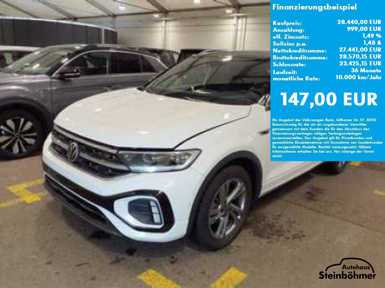 VW T-Roc R-Line 1.5TSI AHK NAV SHZ LED RearView Bluetooth Navi Klima Einparkhilfe el. Fenster