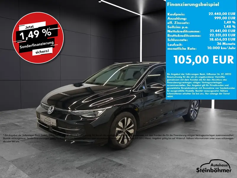 VW Golf Goal 1.5TSI LEDPlus NAV AHK ACC SHZ AppCon Bluetooth Navi LED Klima Einparkhilfe el. Fenster