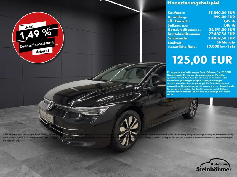 VW Golf GOAL 1.5eTSI DSG LEDPlus NAV AHK ACC Bluetooth Navi LED Klima Einparkhilfe