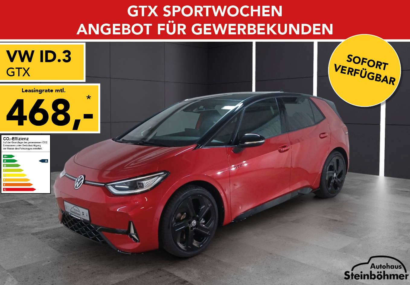 VW ID.3 GTX - SOFORT VERFÜGBAR