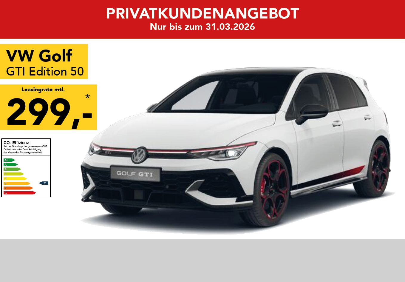 VW Golf GTI EDITION 50 2.0 TSI DSG