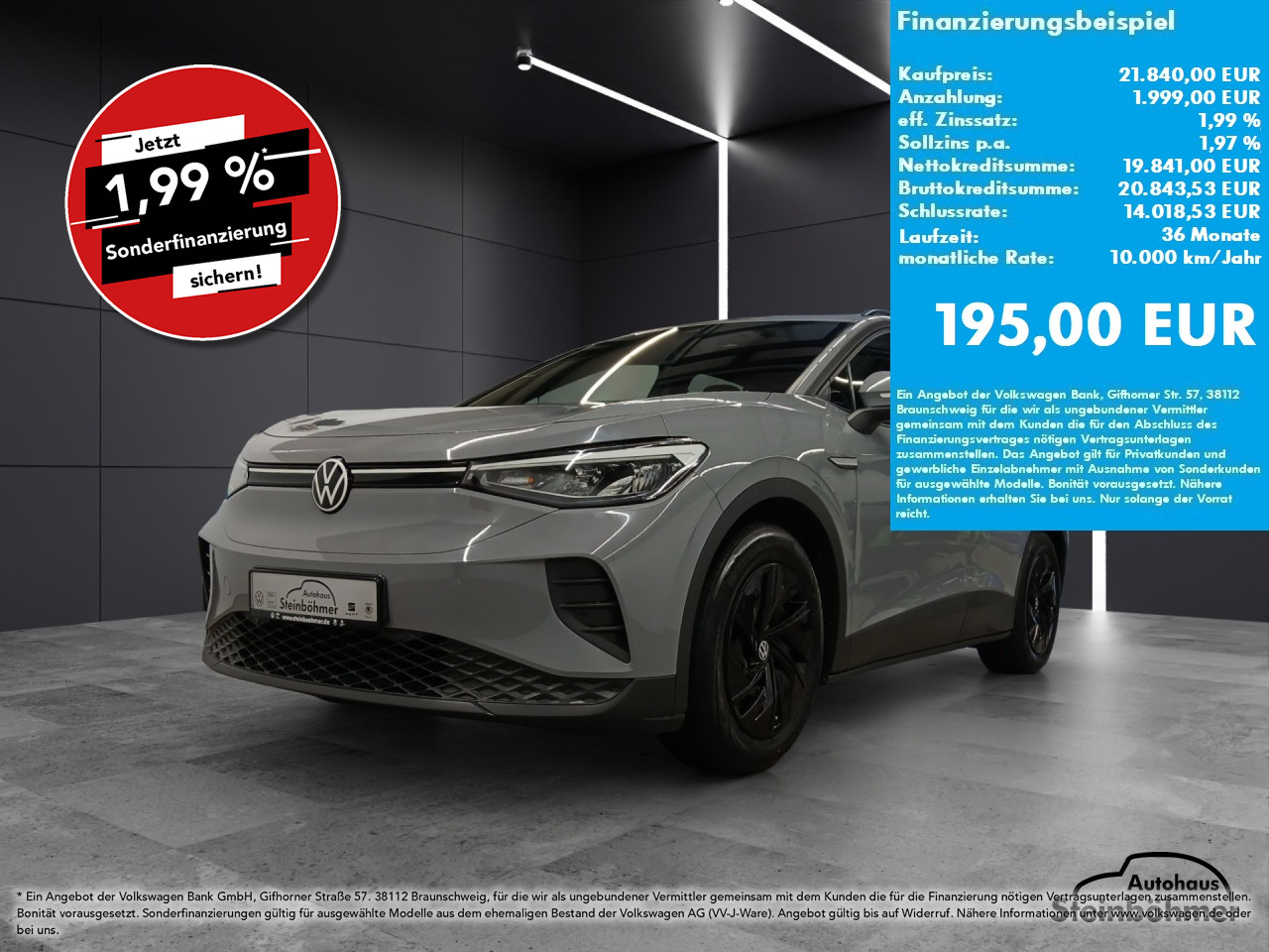 VW ID.4 Pure Performance 125kW LED NAVPro ACC SHZ Sportpaket Bluetooth Navi Klima Standhzg Einparkhilfe