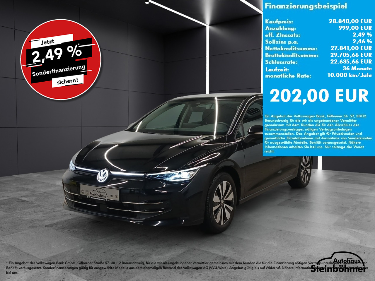 VW Golf Goal 2.0TDI DSG LEDPlus NAV AHK RearView Bluetooth Navi LED Klima Einparkhilfe el. Fenster