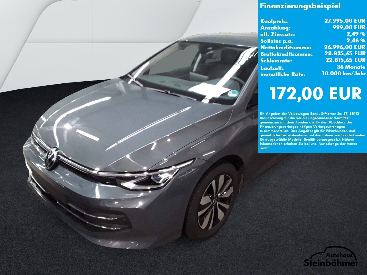 VW Golf GOAL 1.5eTSI DSG LEDPlus NAV AHK RearView Bluetooth Navi LED Klima Einparkhilfe el. Fenster