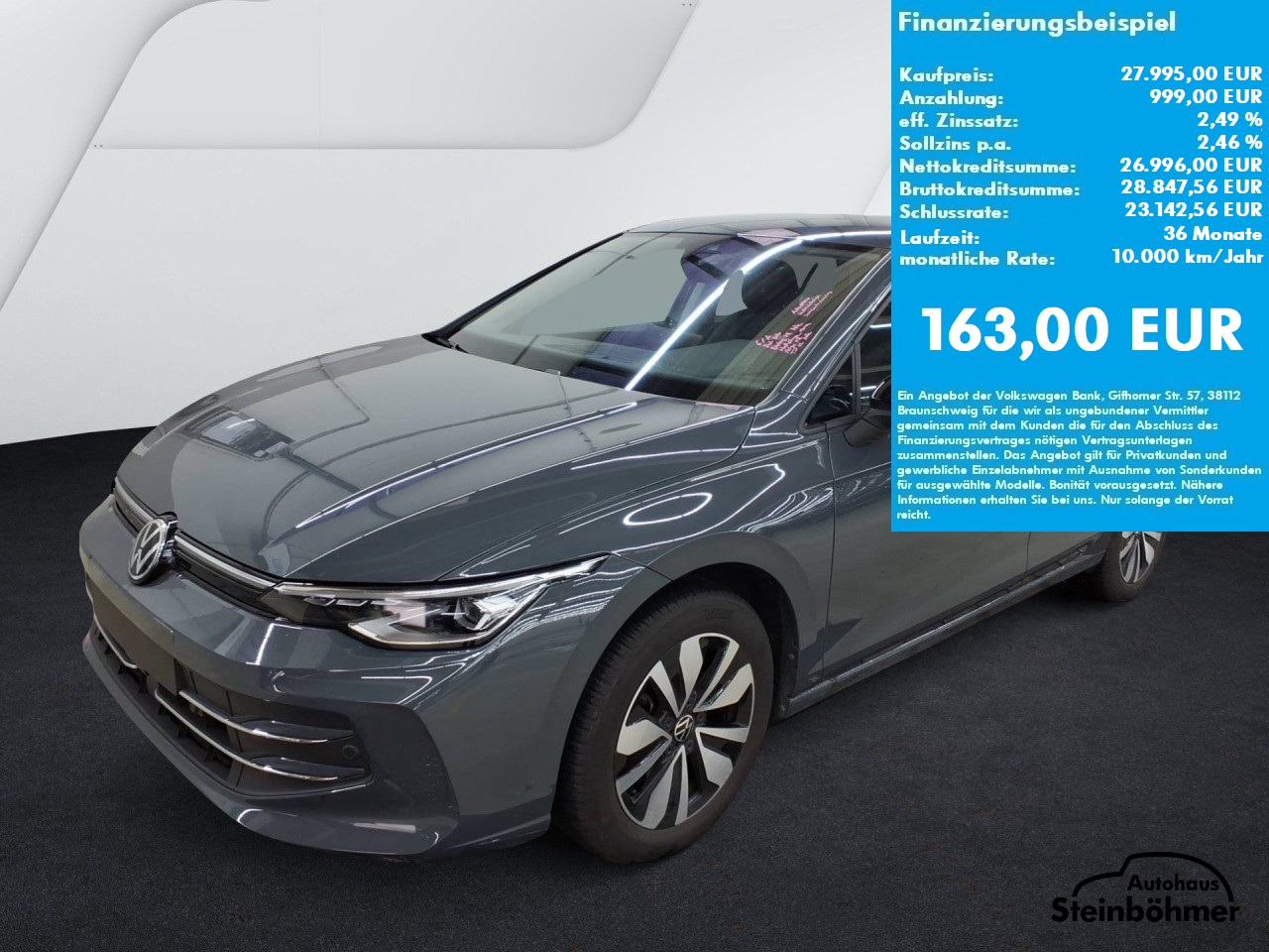 VW Golf GOAL 1.5eTSI DSG LEDPlus NAV AHK ACC Bluetooth Navi LED Klima Einparkhilfe el. Fenster