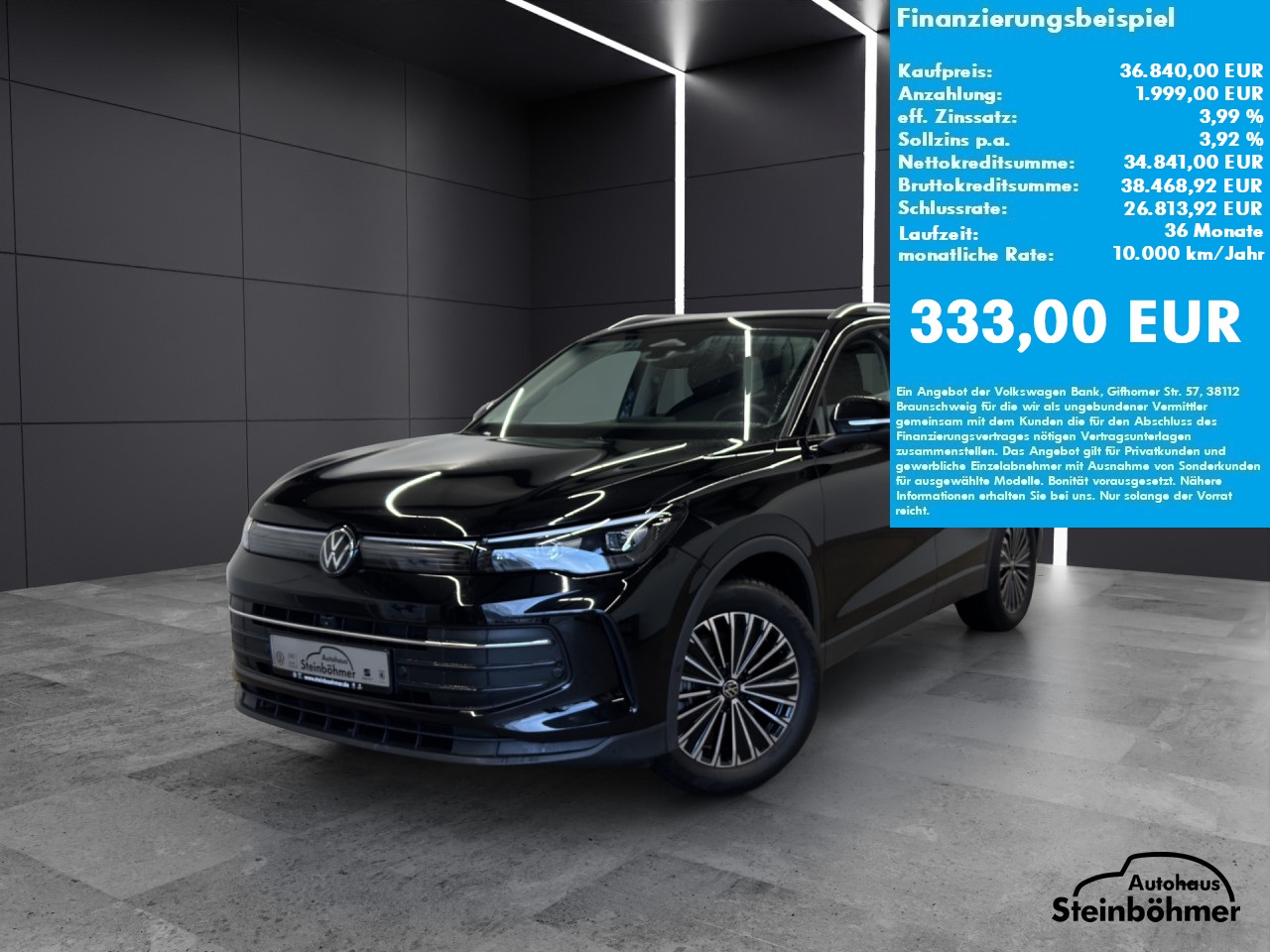 VW Tiguan Goal 2.0TDI DSG LED Plus NAV AHK AreaView Bluetooth Navi Klima Einparkhilfe el. Fenster