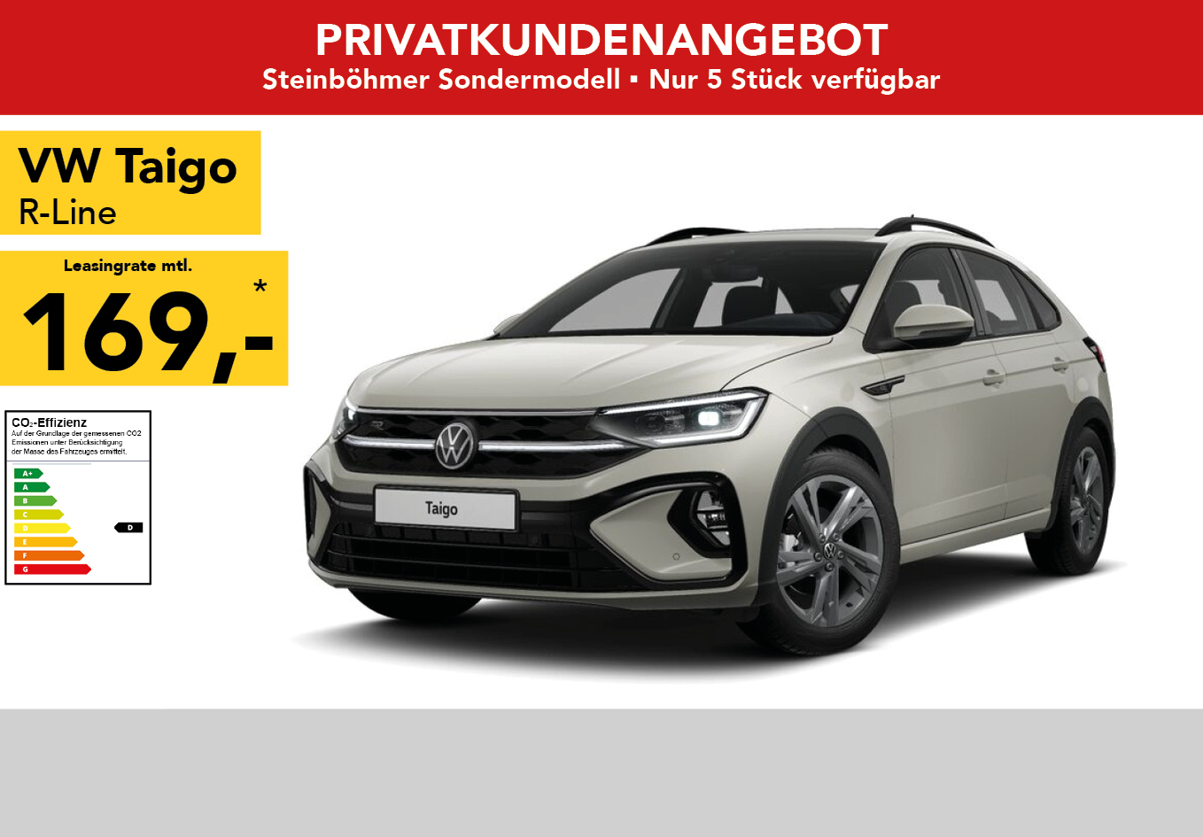 VW Taigo R-Line 1.0 TSI