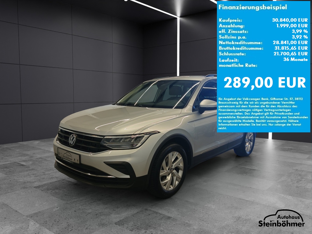 VW Tiguan Life 1.5TSI DSG LED NAV ACC SHZ AppCon