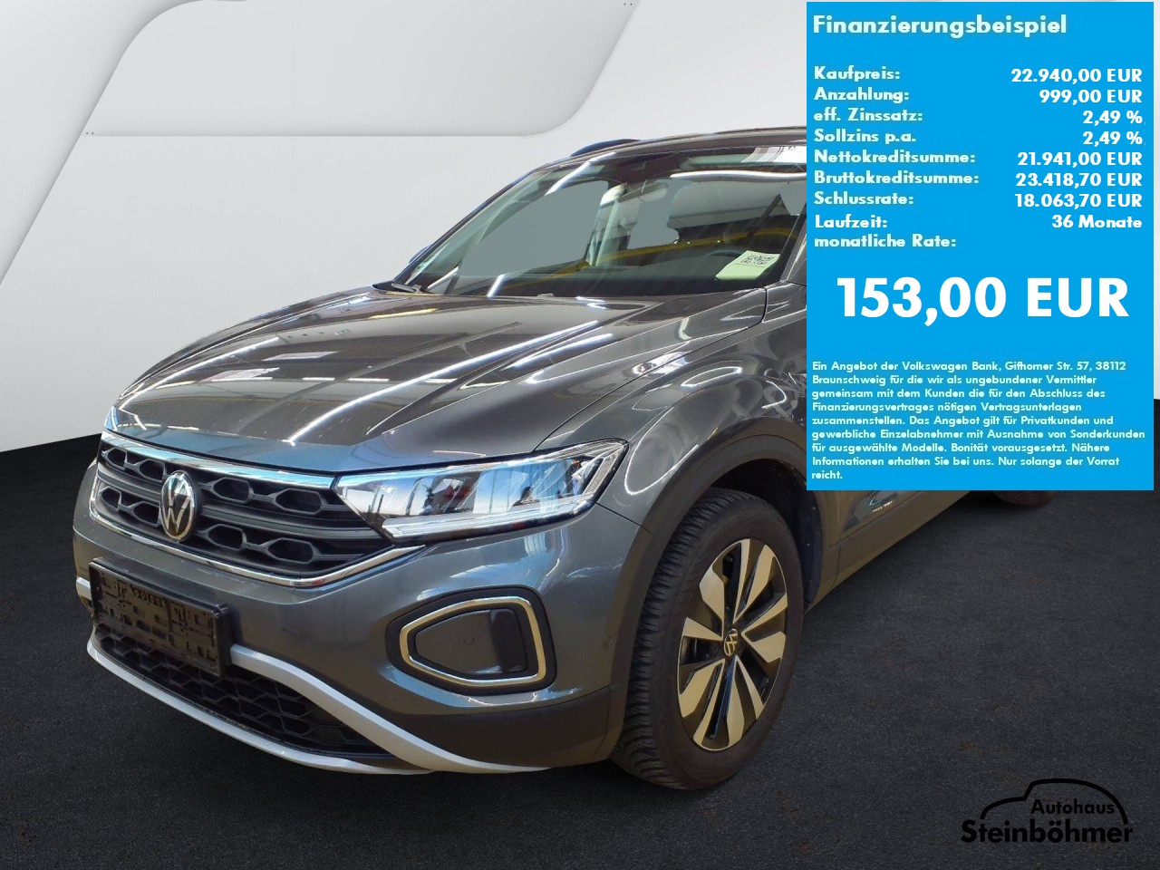VW T-Roc GOAL 1.0TSI LED NAV SHZ ACC SideAssist Bluetooth Navi Klima Einparkhilfe el. Fenster