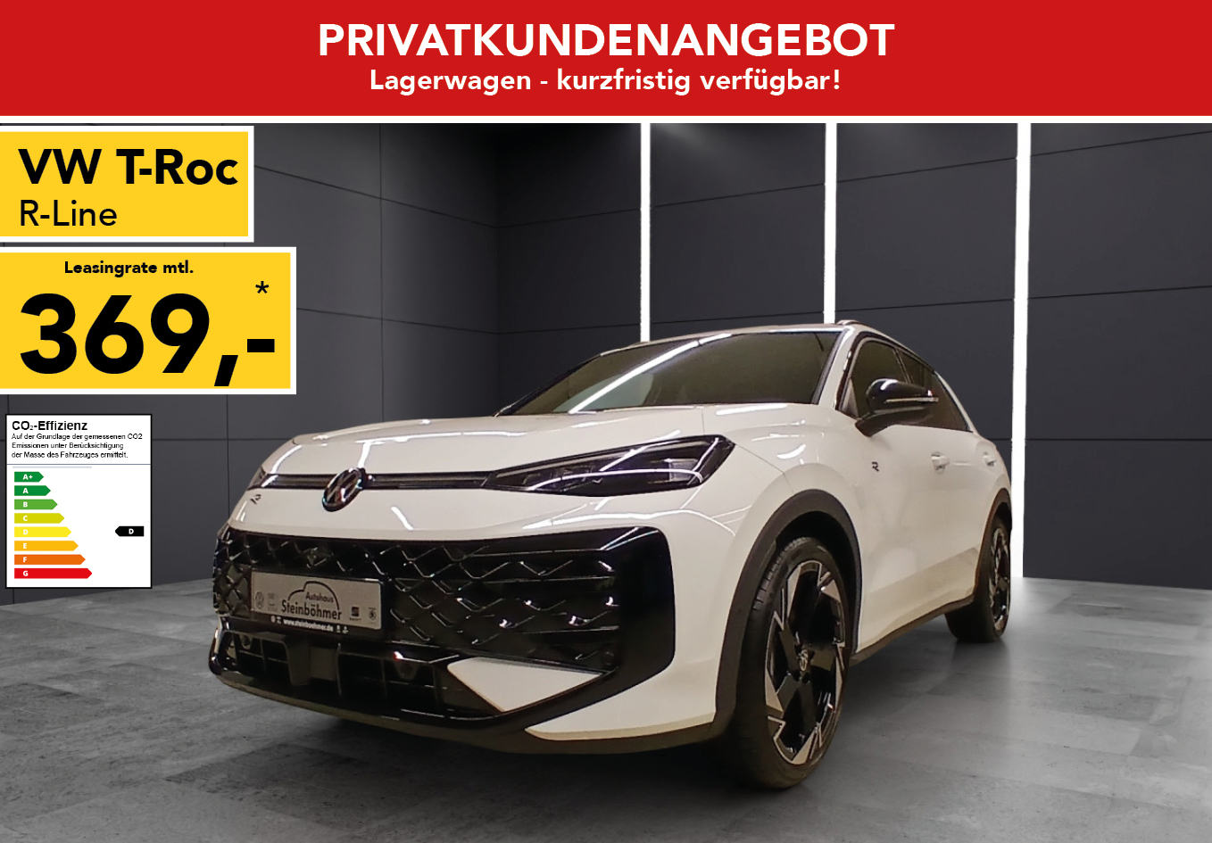 VW T-Roc R-Line 1.5 eTSI DSG, EasyOpen, IQ.Light, Navi