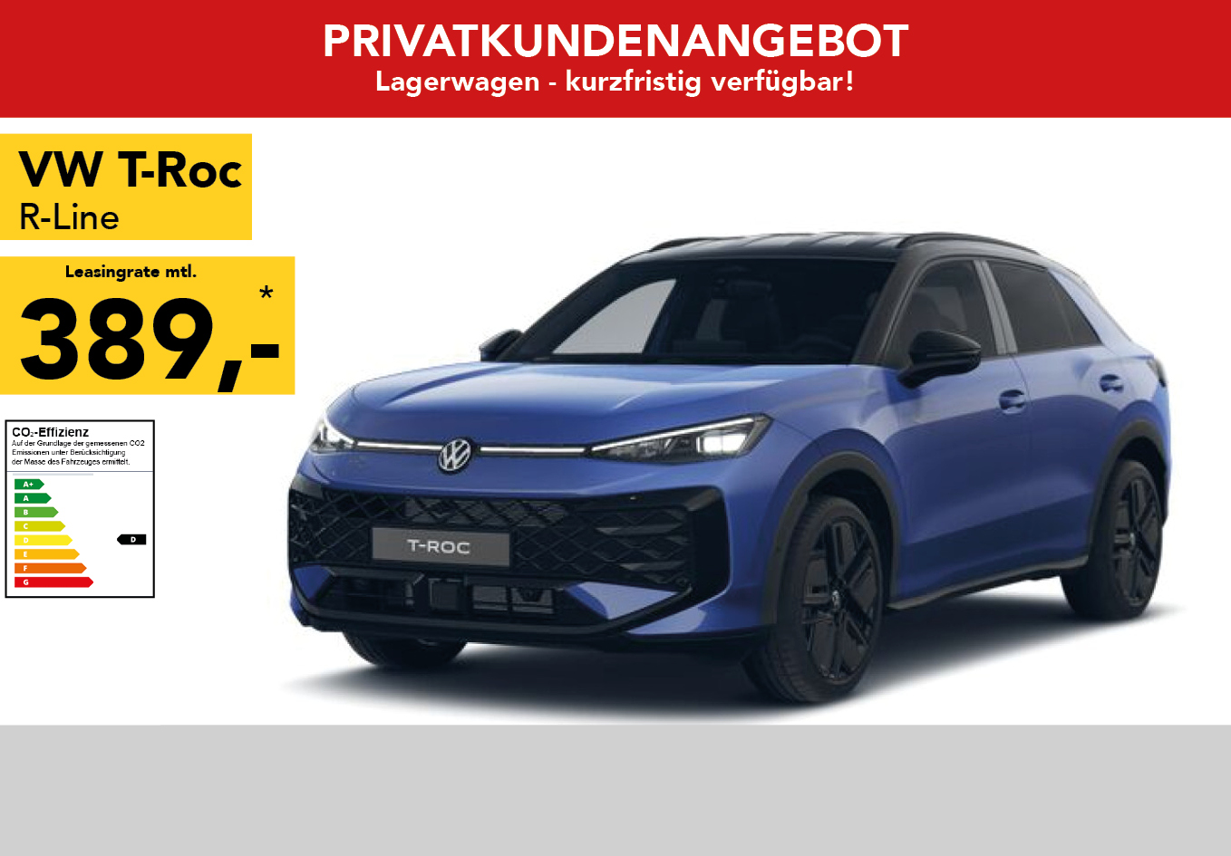 VW T-Roc R-Line 1.5 eTSI DSG, EasyOpen, IQ.Light