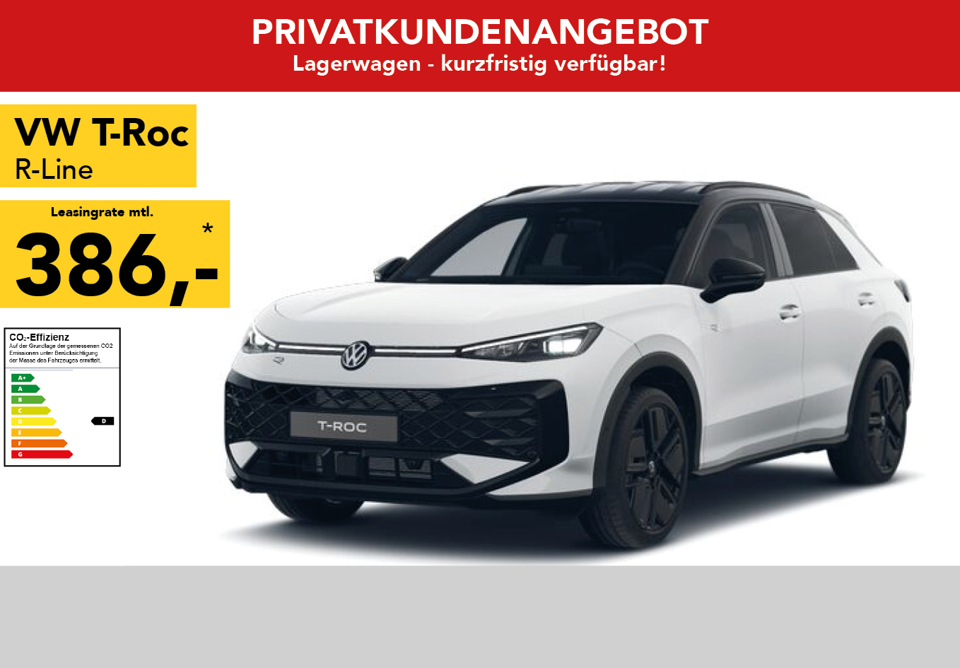 VW T-Roc R-Line 1.5 eTSI DSG, EasyOp., IQ.Light, AHK