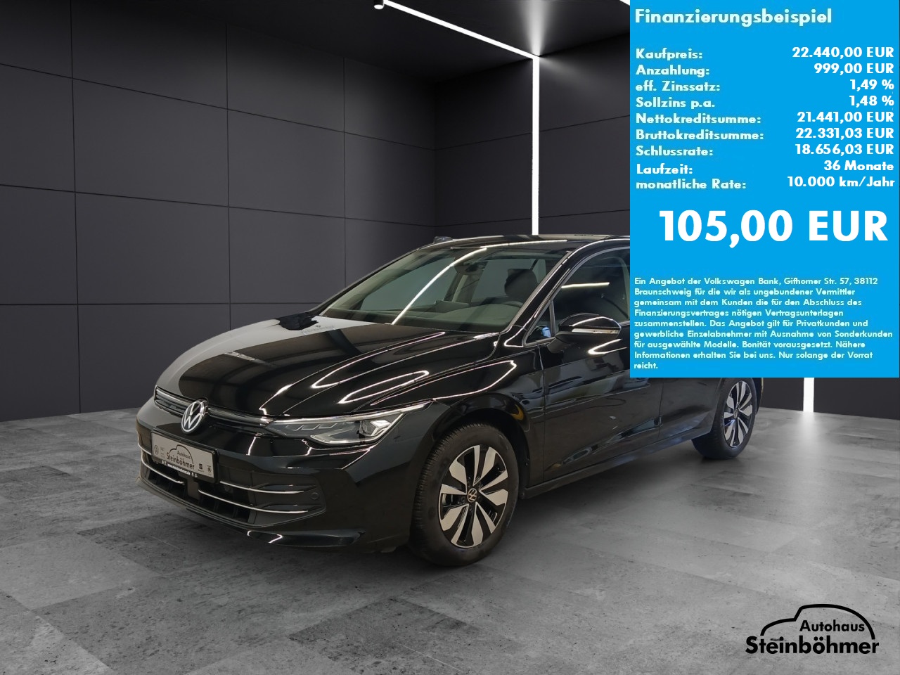 VW Golf Goal 1.5TSI LEDPlus NAV AHK ACC SHZ AppCon Bluetooth Navi LED Klima Einparkhilfe el. Fenster