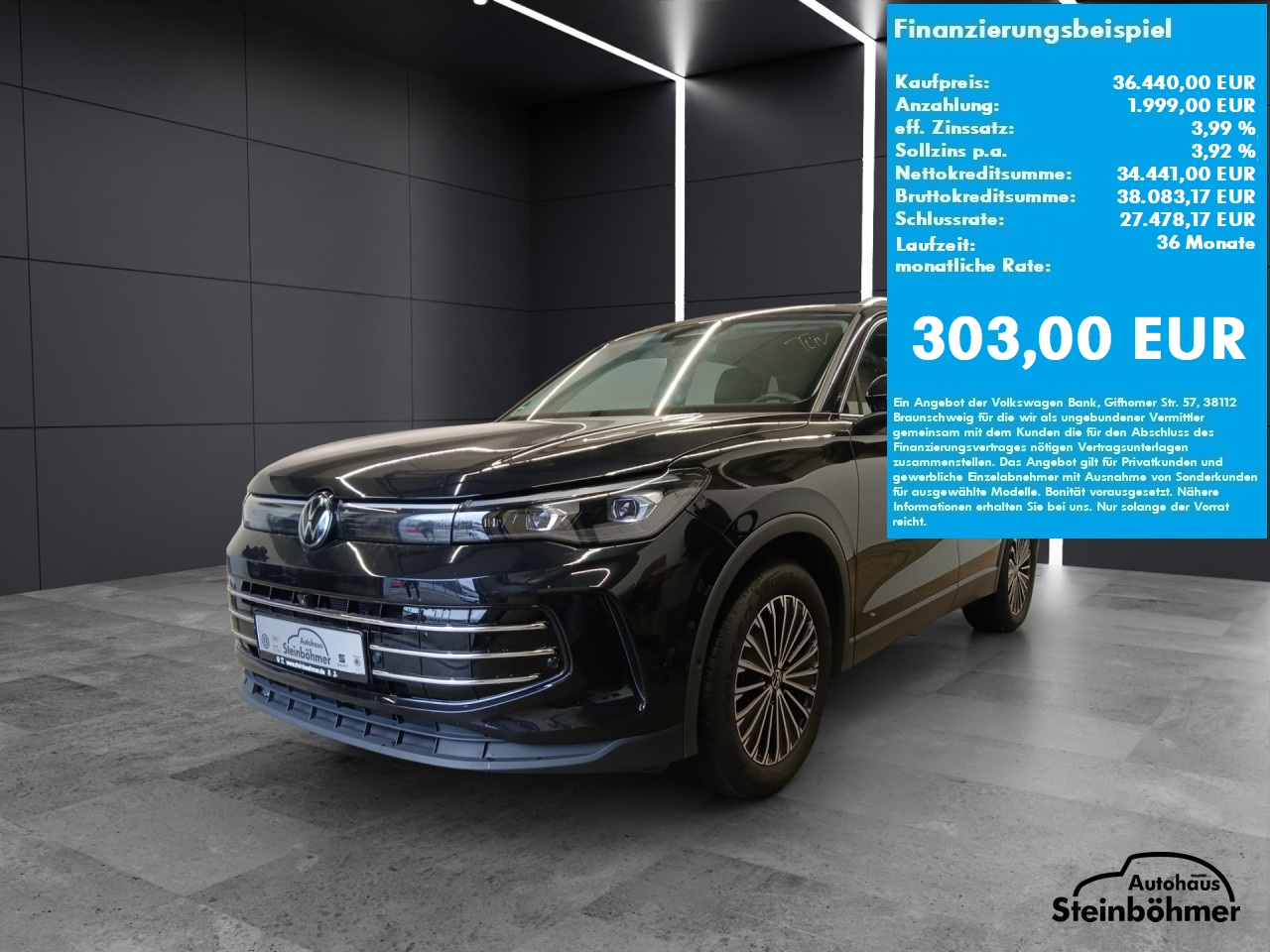 VW Tiguan Elegance 1.5eTSI DSG IQ.Light NAV AHK ACC Bluetooth Navi LED Klima Einparkhilfe el. Fenster