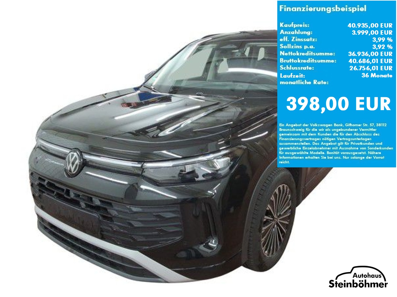 VW Tayron Life 1.5eTSI DSG LED AppCon AHK ACC Bluetooth Klima Einparkhilfe el. Fenster
