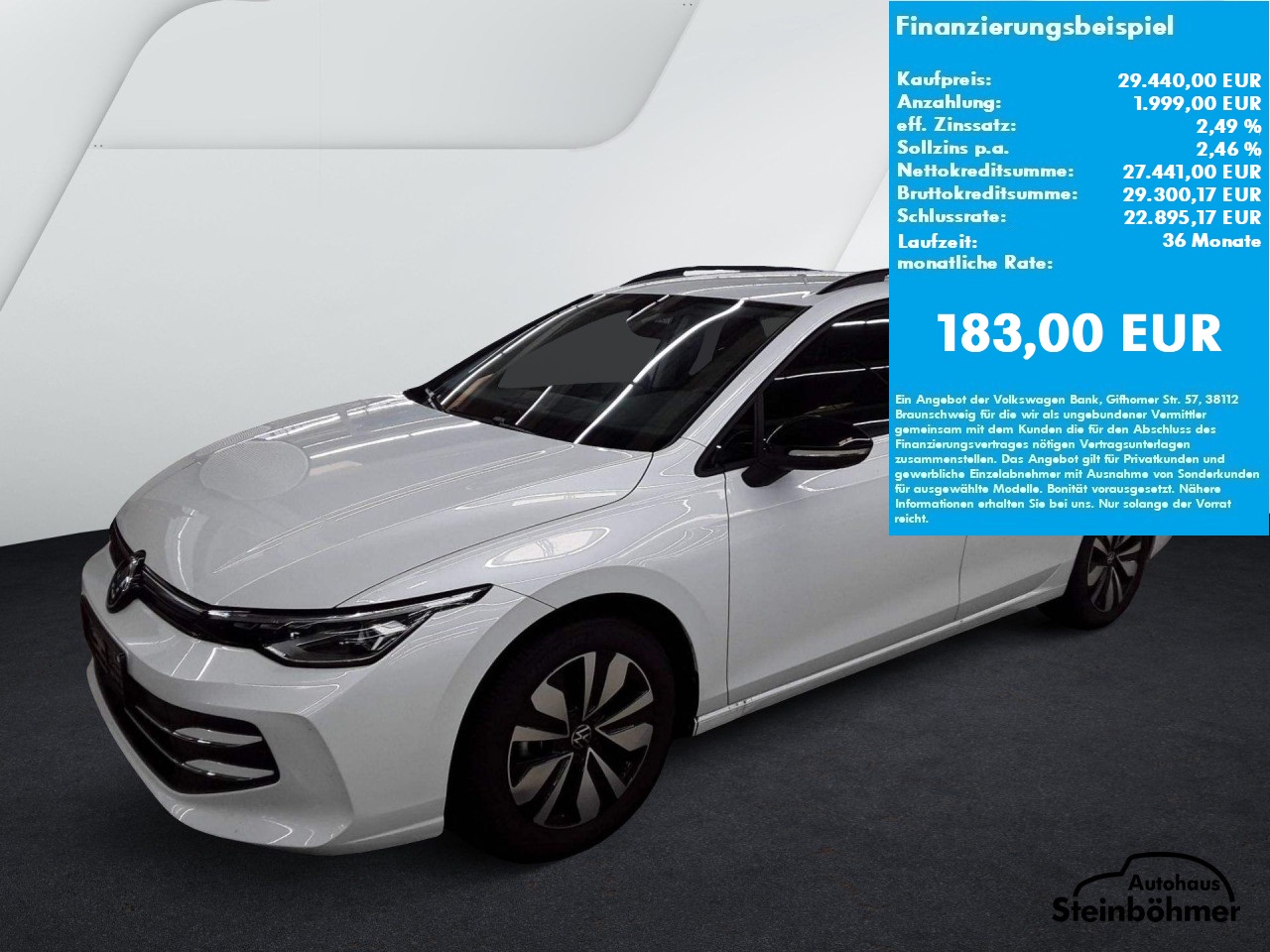 VW Golf Variant GOAL 1.5eTSI DSG LED Plus NAV AHK Are Bluetooth Navi Klima Einparkhilfe el. Fenster