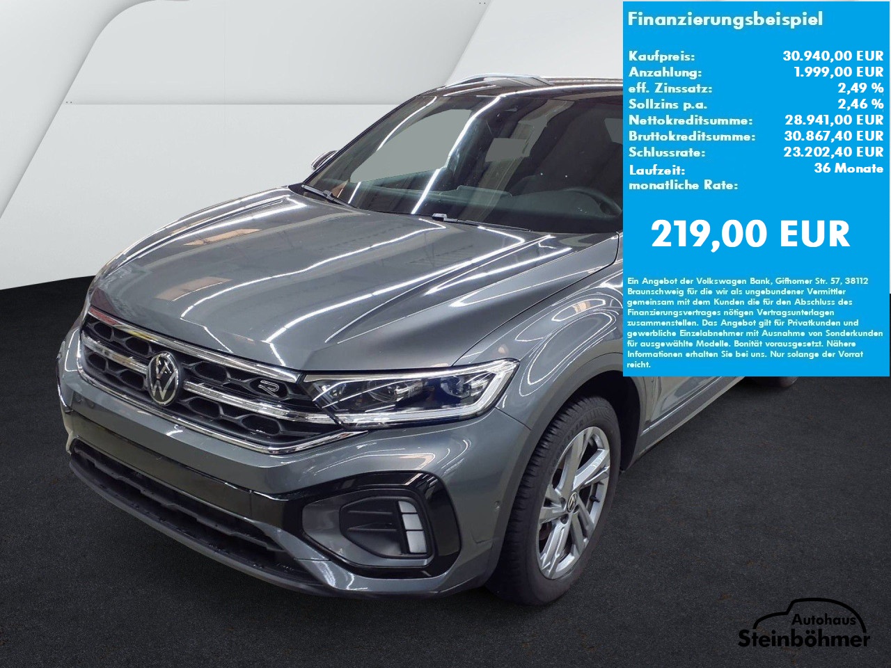 VW T-Roc R-Line 1.5TSI DSG LED Plus NAV AHK ACC Bluetooth Navi Klima Einparkhilfe el. Fenster