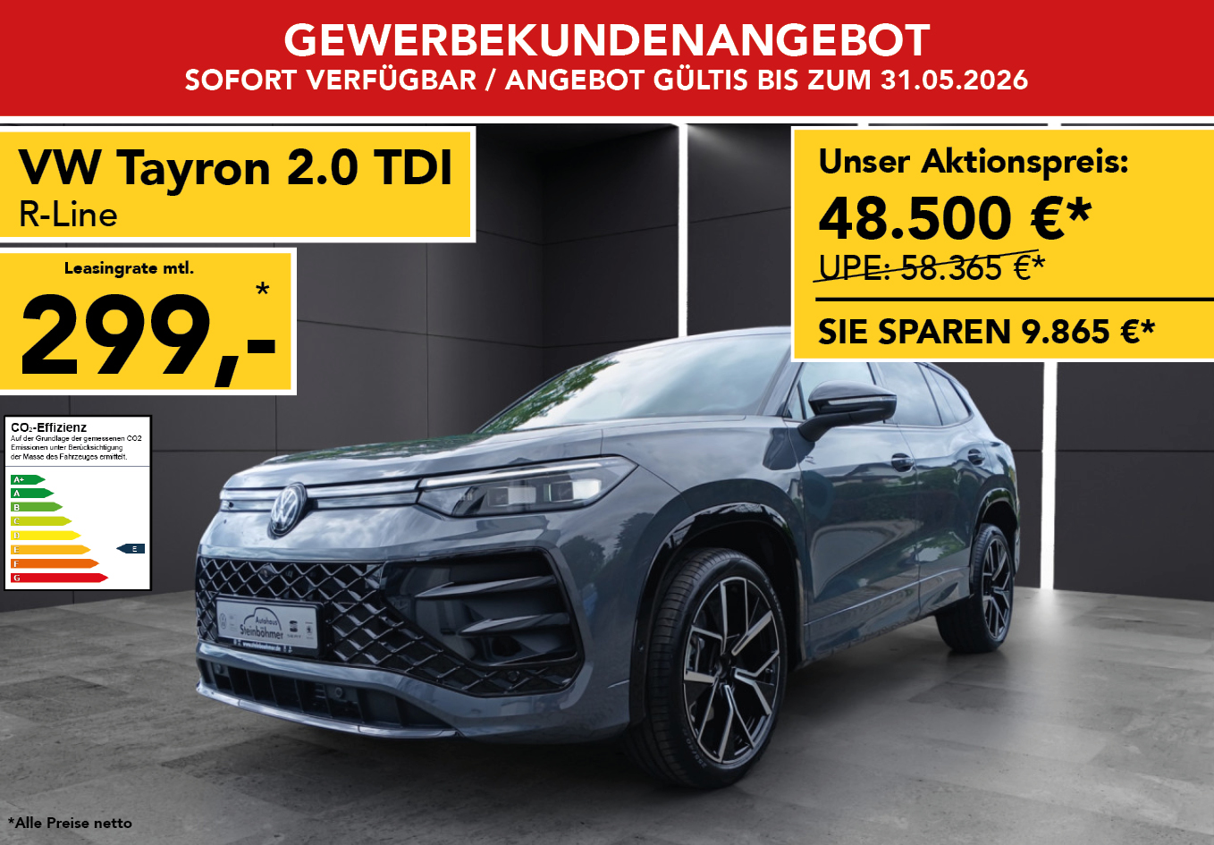 VW Tayron R-Line 2.0 TDI DSG