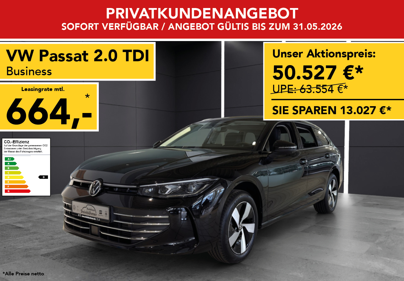 VW Passat Business 2.0 TDI