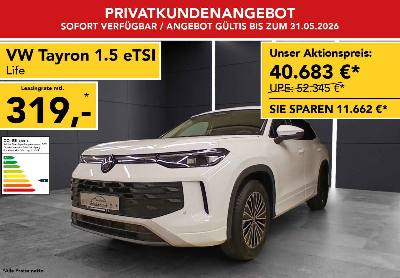 VW Tayron Life 1.5 eTSI DSG