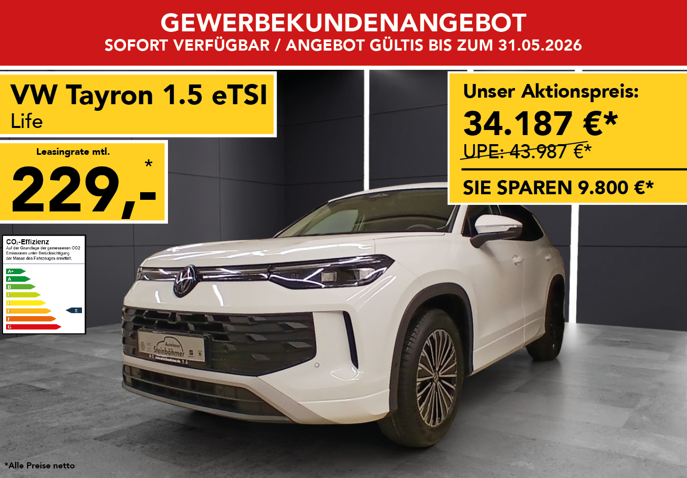 VW Tayron Life 1.5 eTSI DSG