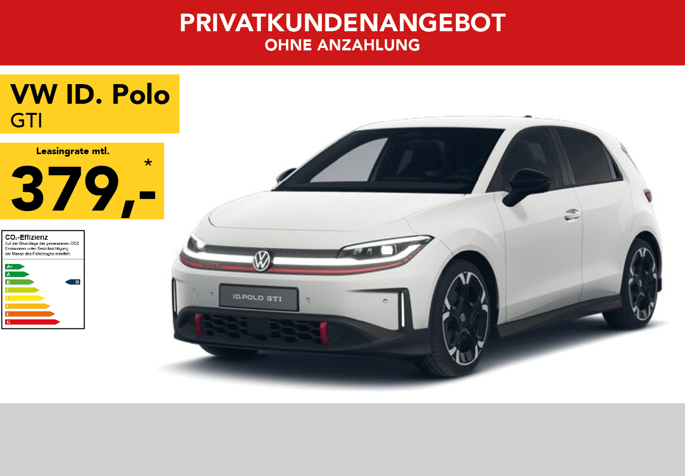 VW ID. Polo GTI 166 kW (226 PS) 52 kWh