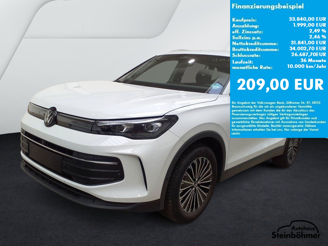 VW Tiguan Goal Plus 1.5eTSI DSG IQ.Light NAV AHK Bluetooth Navi LED Klima Einparkhilfe el. Fenster