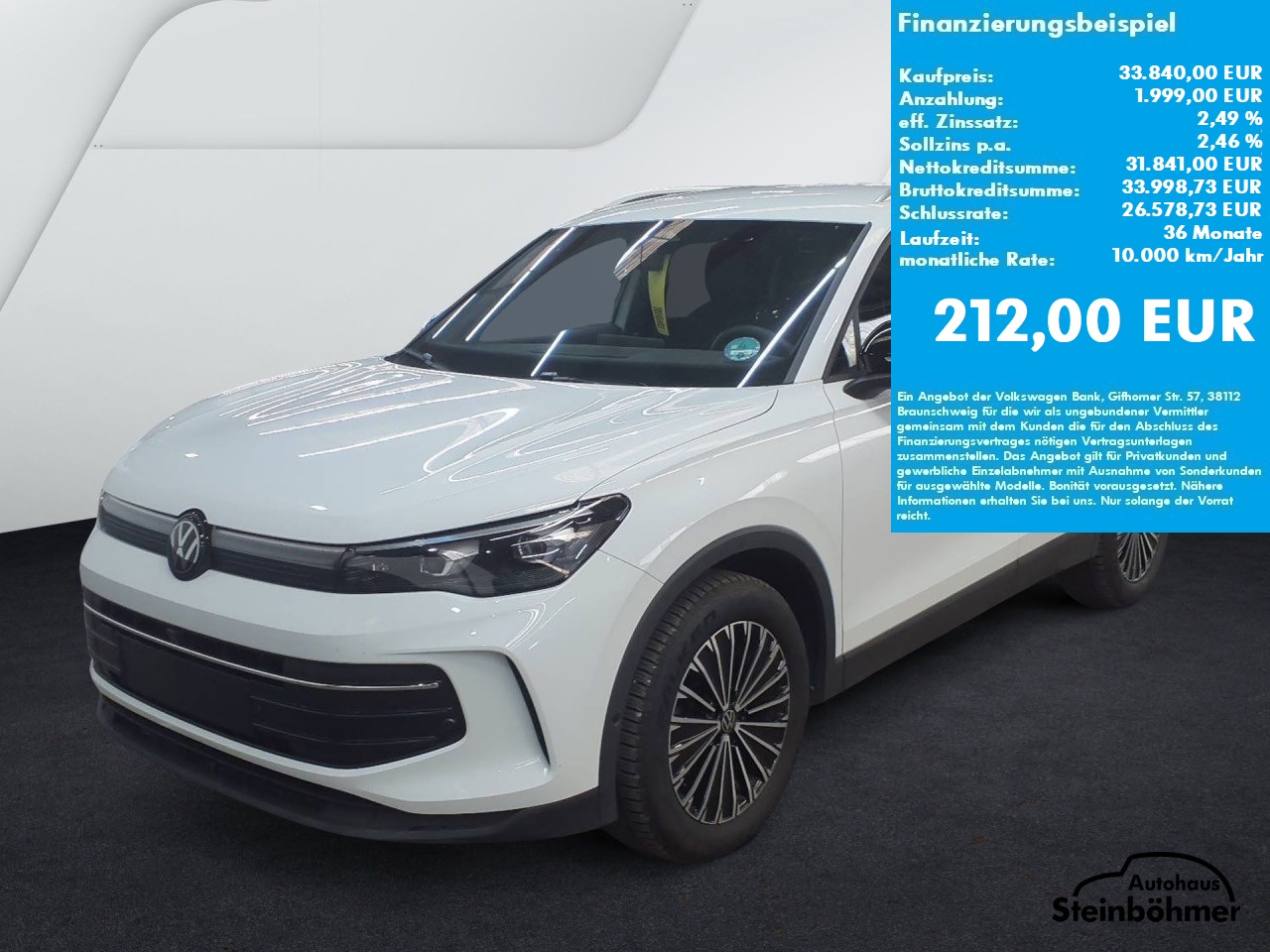 VW Tiguan Goal Plus 1.5eTSI DSG IQ.Light NAV AHK ACC Bluetooth Navi LED Klima Einparkhilfe el. Fenster