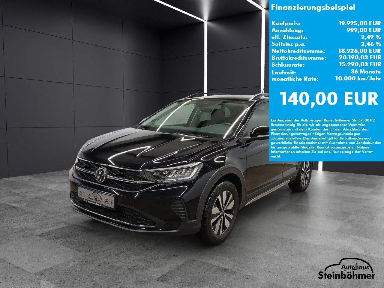 VW Taigo Goal 1.0TSI LED NAV SHZ ACC AppCon Bluetooth Navi Klima Einparkhilfe el. Fenster