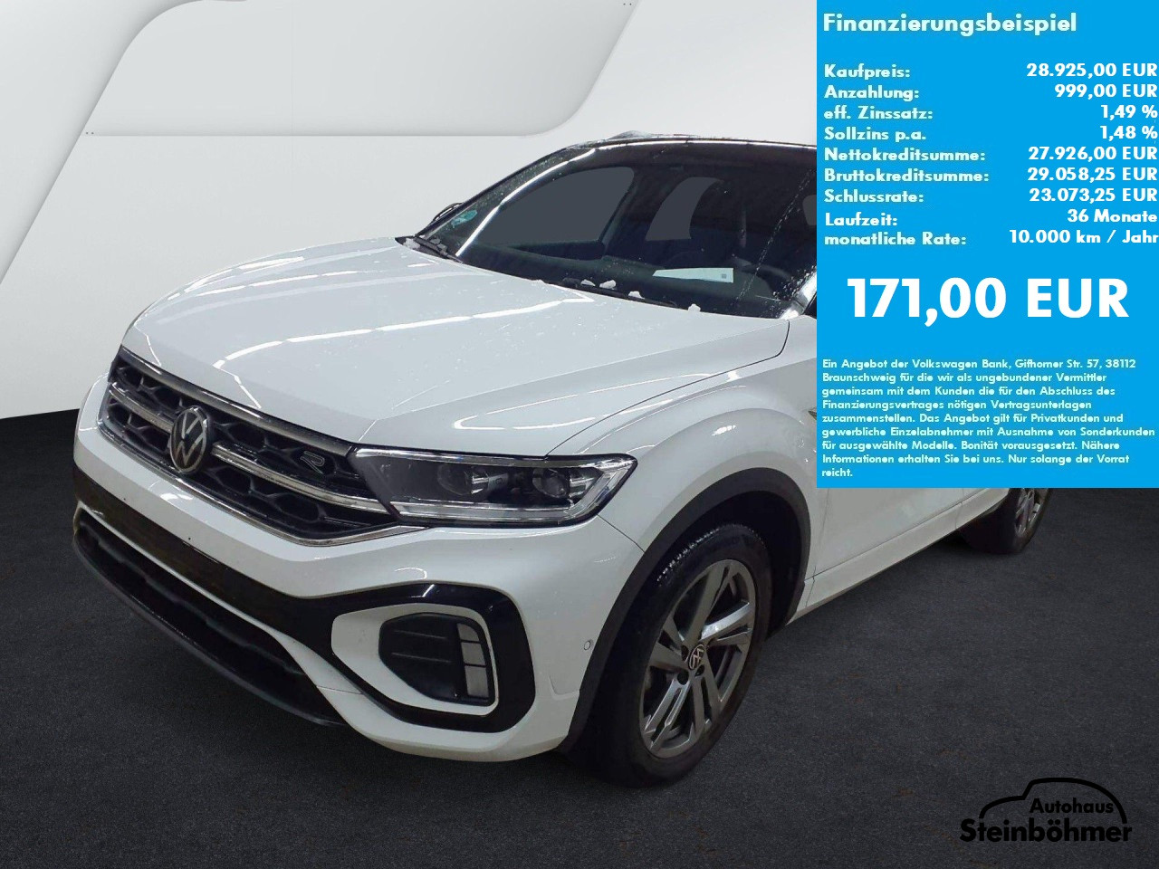 VW T-Roc R-Line 1.5TSI DSG LEDPlus NAV AHK RearView