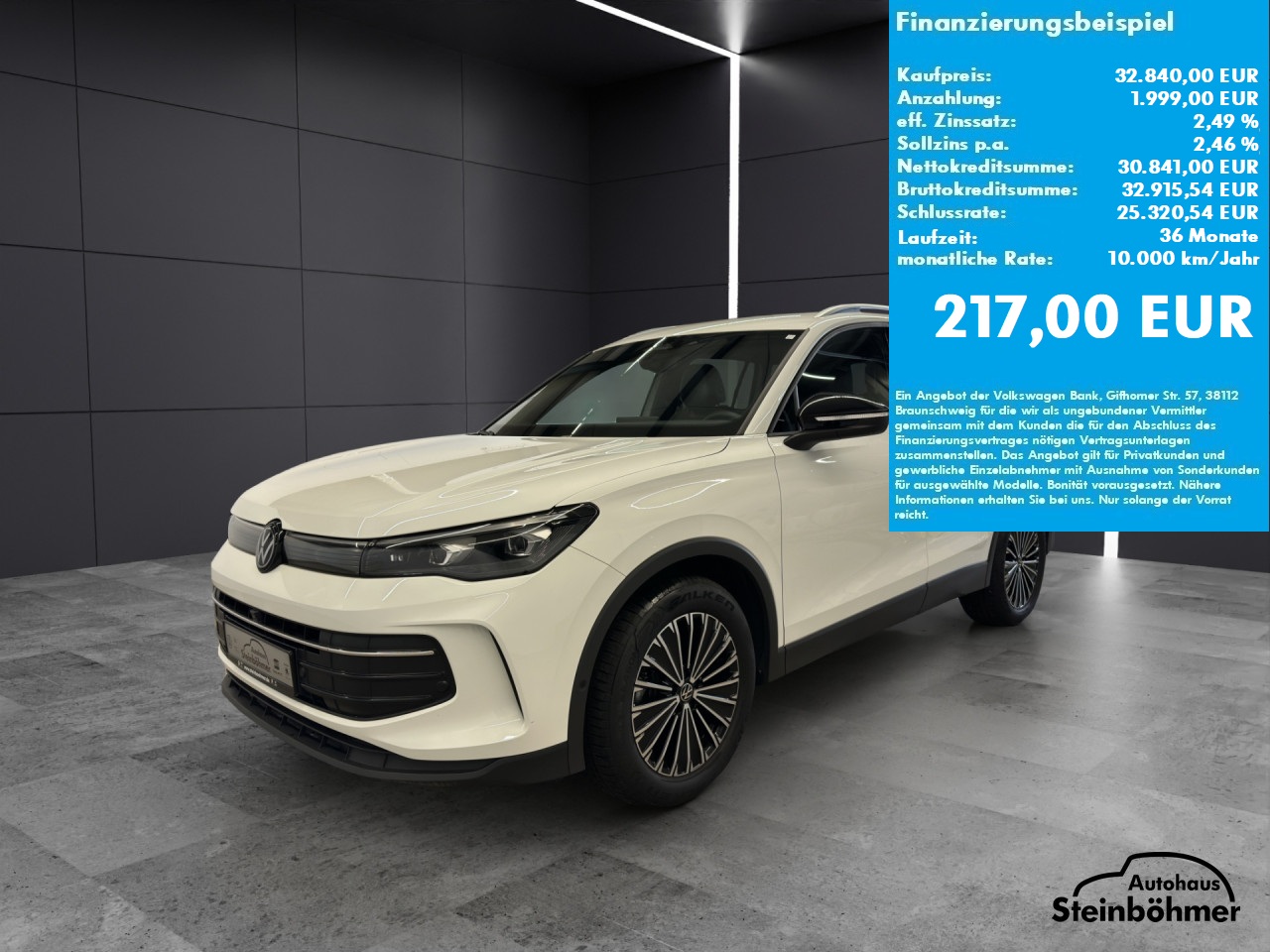 VW Tiguan Goal Plus 1.5eTSI DSG IQ.Light NAV AHK ACC Bluetooth Navi LED Klima Einparkhilfe el. Fenster