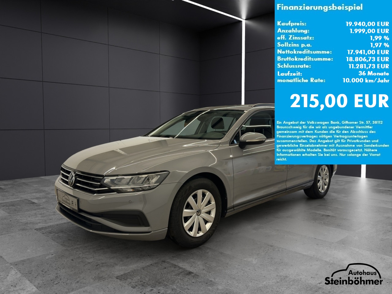 VW Passat Variant 2.0TDI DSG LED NAV SHZ RearView Bluetooth Navi Klima Einparkhilfe el. Fenster