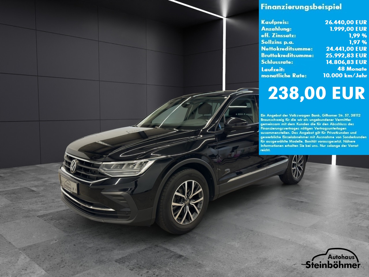 VW Tiguan Life 2.0TDI DSG LED NAV ACC SHZ RearView Bluetooth Navi Klima Einparkhilfe el. Fenster