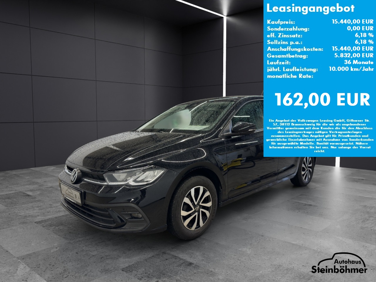 VW Polo ACTIVE 1.0MPI LED AppCon Bluetooth SHZ Galway Klima Einparkhilfe