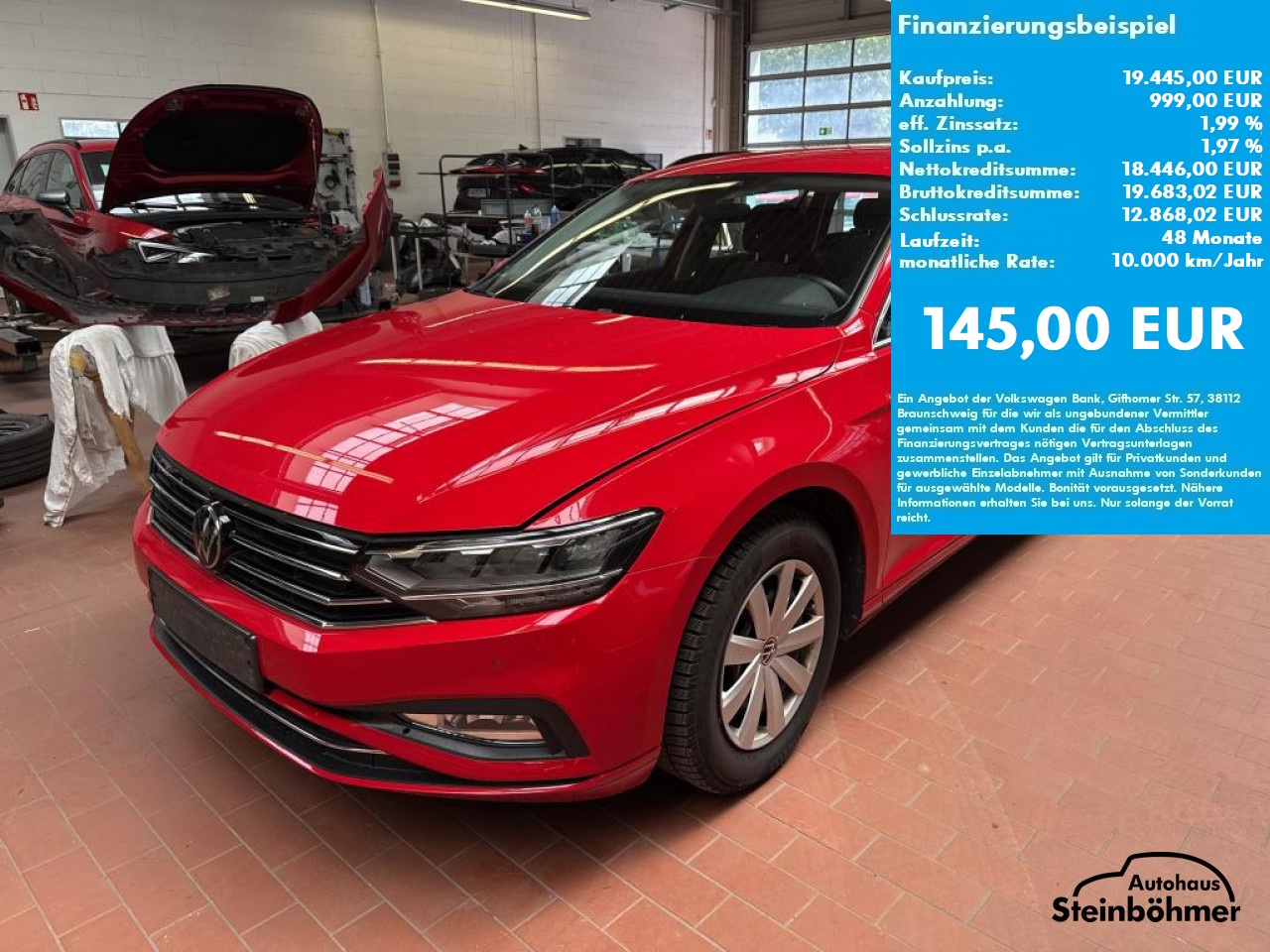 VW Passat Variant Business 2.0 TDI NAV LED RearView Bluetooth Navi Klima Einparkhilfe el. Fenster