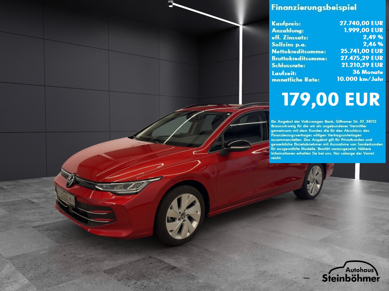 VW Golf Variant Goal 1.5eTSI DSG LED NAV AHK ACC Bluetooth Navi Klima Einparkhilfe el. Fenster