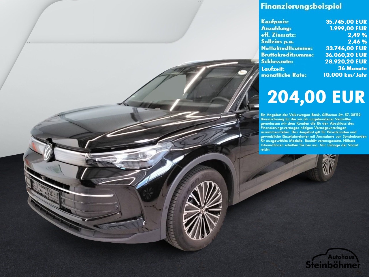 VW Tiguan Goal Plus 2.0TDI DSG IQ.Light NAV AHK ACC Bluetooth Head Up Display Navi LED Klima Einparkhilfe el. Fenster