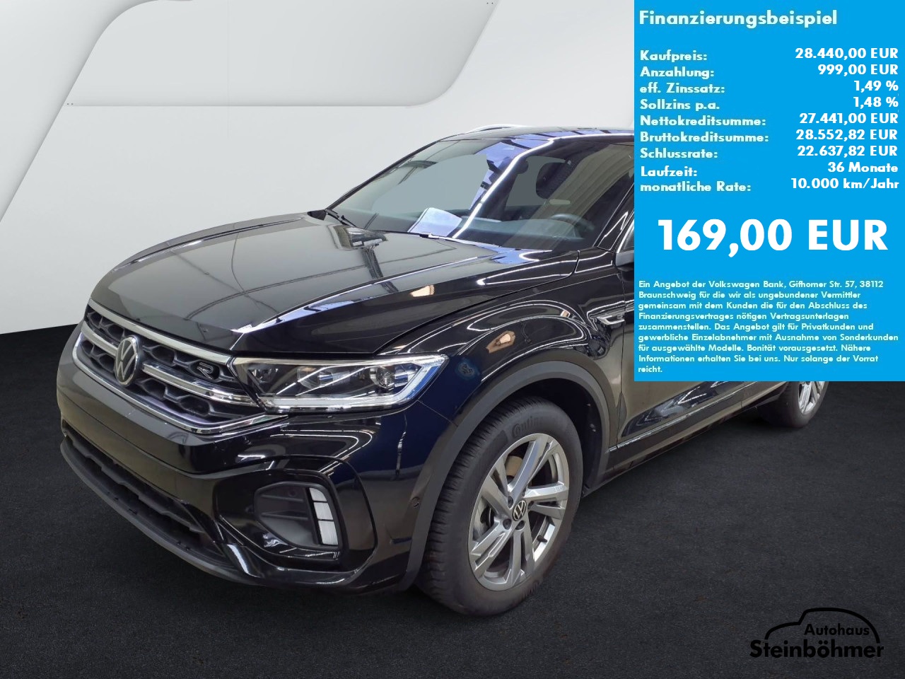 VW T-Roc R-Line 1.5TSI DSG LEDPlus NAV AHK ACC SHZ Bluetooth Navi LED Klima Einparkhilfe el. Fenster