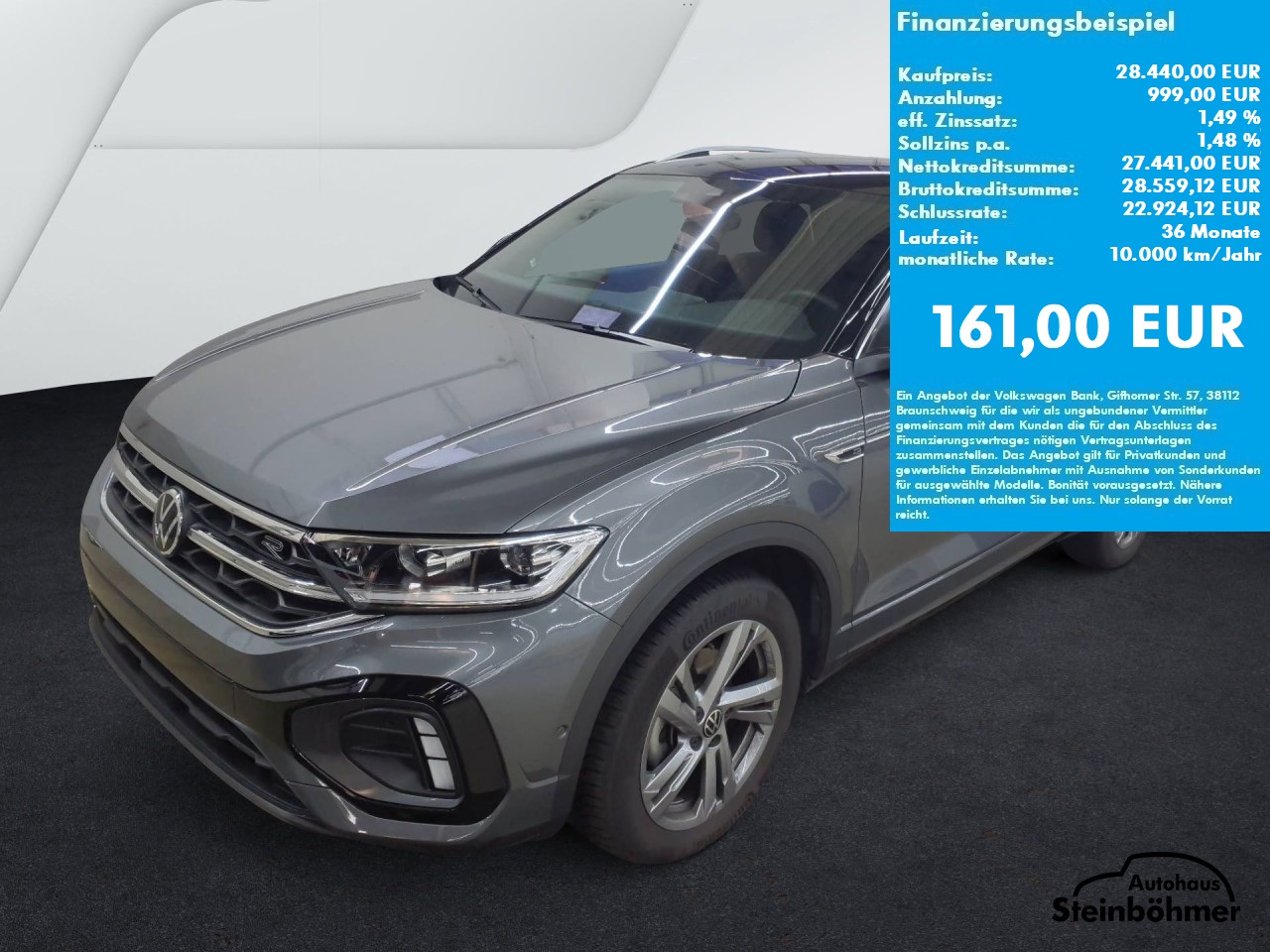 VW T-Roc R-Line 1.5TSI DSG LEDPlus NAV AHK ACC Bluetooth Navi LED Klima Einparkhilfe el. Fenster