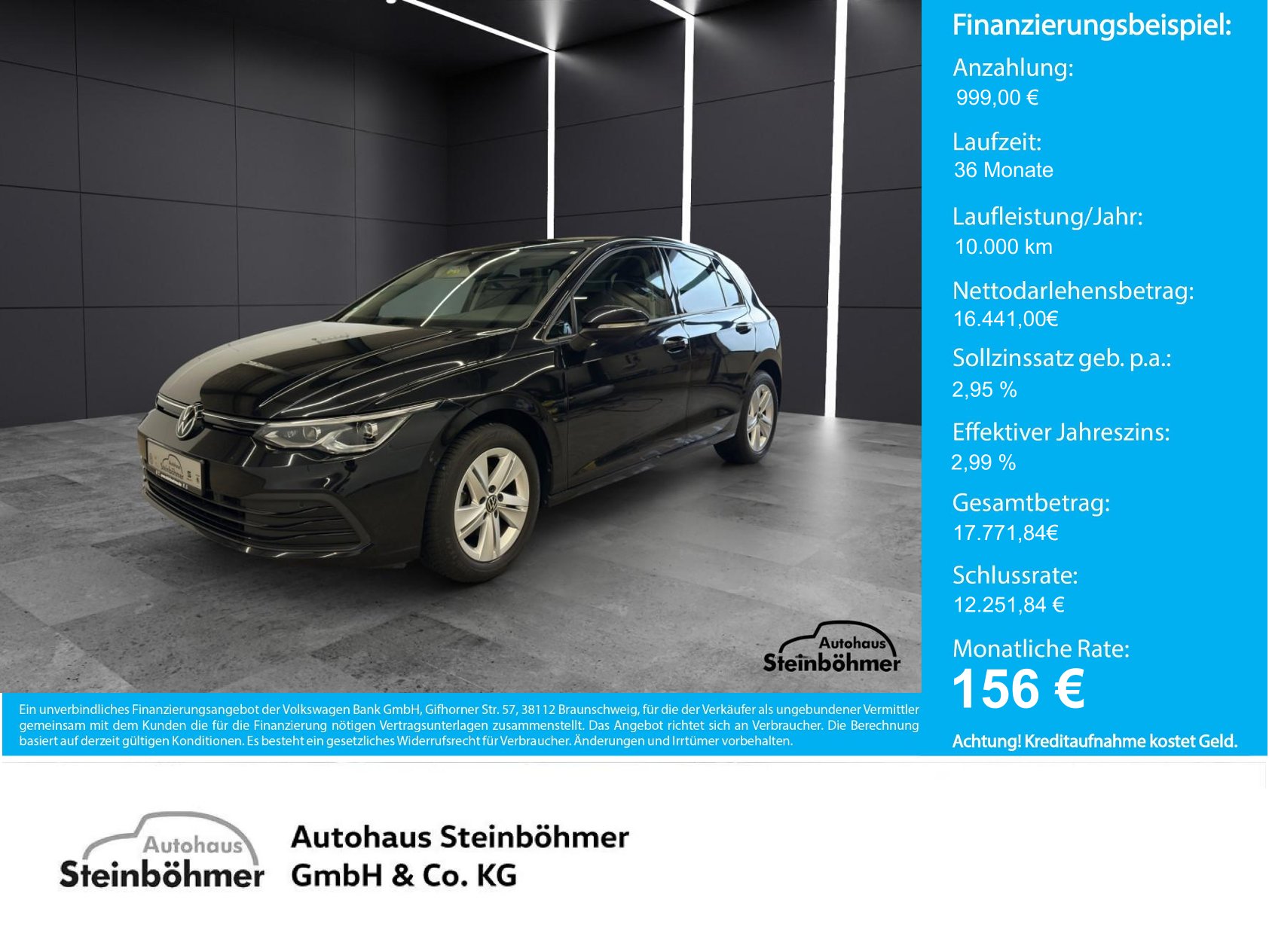 VW Golf Life 1.5 TSI LED NAV AppCon SHZ Bluetooth Navi Klima Einparkhilfe el. Fenster