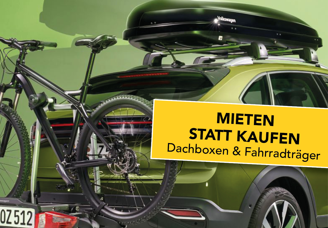 Dachboxen & Fahrradträger mieten