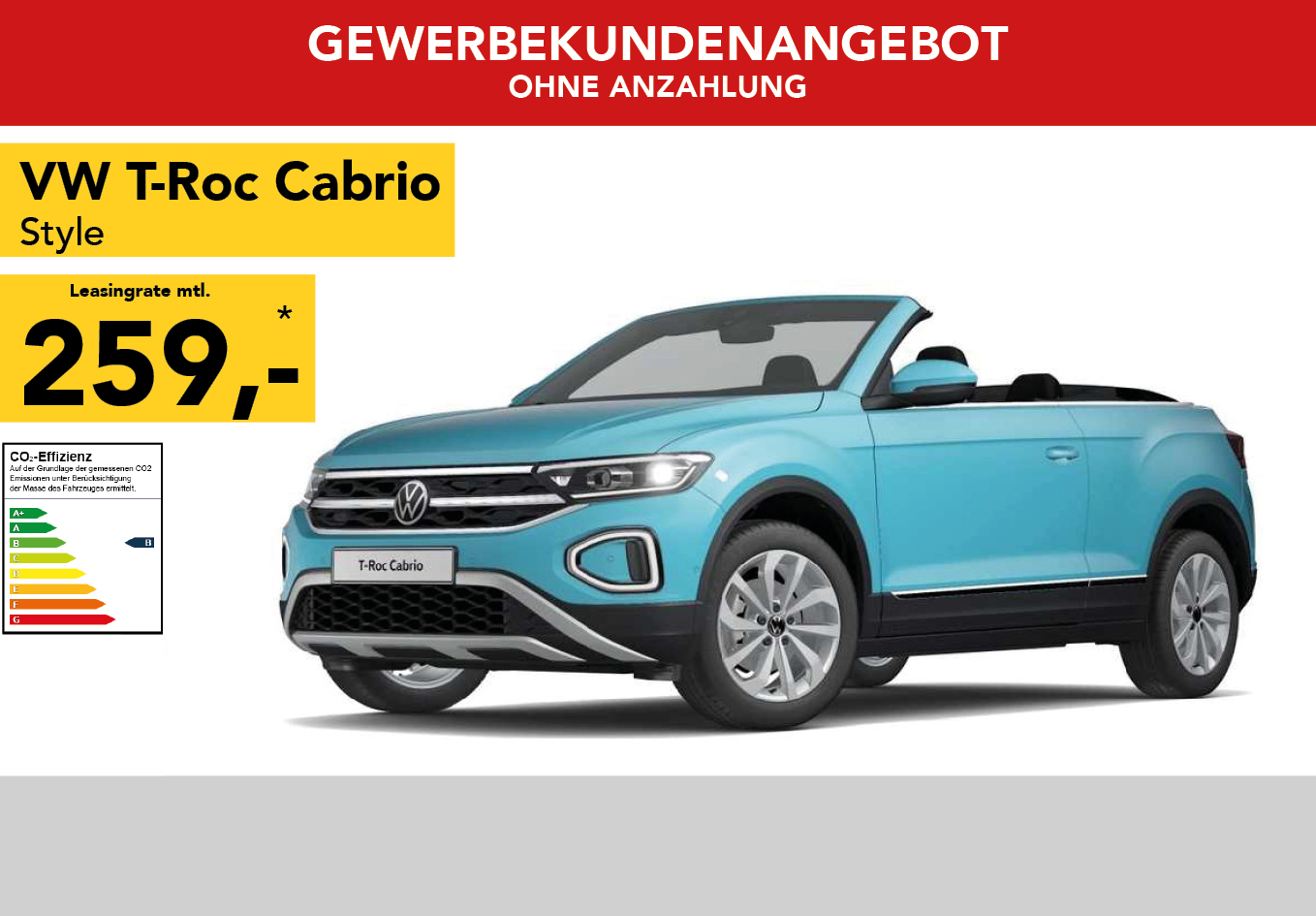 VW T-Roc Cabriolet Style 1.0TSI